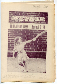 Meteor - The School Paper No 824 August 1971