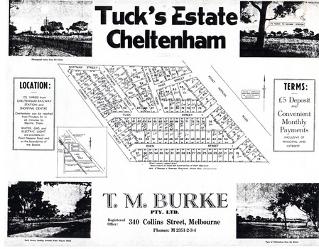 Tuck's Estate Cheltenham, Sale brochure