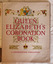 Queen Elizabeth's coronation book. - inside page