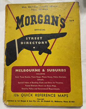 Morgan's Street Directory - Melbourne & Suburbs