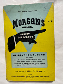Morgan's Street Directory - Melbourne & Suburbs