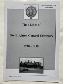 Time Lines of the Brighton General Cemetery : 1930-1959