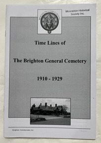 Time Lines of the Brighton General Cemetery : 1910-1929