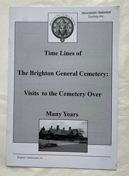 Time Lines of the Brighton General Cemetery : Visits to the Cemetery over many years