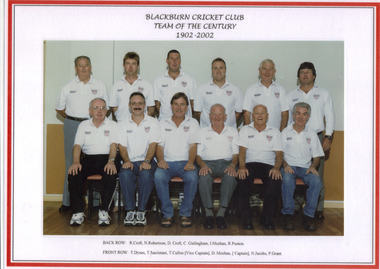 Blackburn Cricket Club Team of the Century