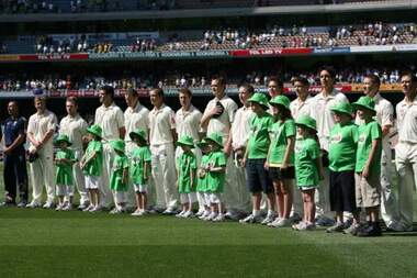 Milo Cricket - National Anthem Ceremony Boxing Day 2009