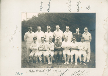 1930s Blackburn Cricket Club team