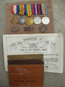 Medals & Documents, Early 20th Century