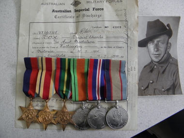 Documents & Medals VX 46548 Pte H C Hose, Mid 20th Century