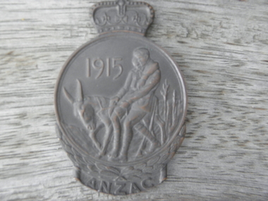 ANZAC Commemorative Medallion of 551 L Harry Atkins, No makers mark, Mid 20th Century