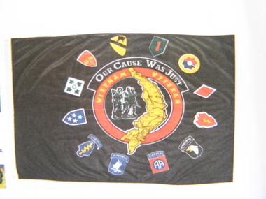 Flag - US Vietnam Veterans, There is no makers mark, Mid 20th Century
