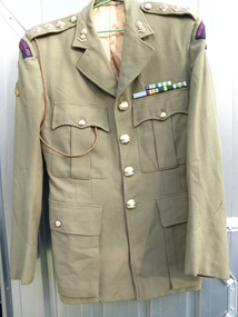 Uniform Jacket, Service Dress Jacket RNZ Artillery, Circa 1950's
