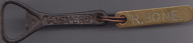 Issue Bottle Opener - VX3032 R Bone, Mid 20th Century
