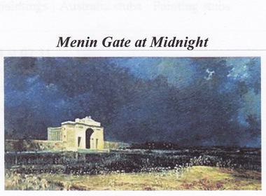 Print, Menin Gate at Midnight, 20th Century