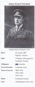 Photograph - James E Newland VC, Early 21st Century