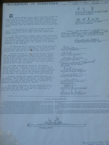 Instrument of Surrender, Late 20th Century