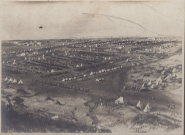 Photograph - 3rd Light Horse Brigade, Brigade Camp Tripoli, Early 20th Century