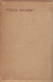 Book, Hello, Soldier, 1919