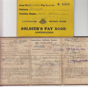 Documents NX200845 A E  Beale, circa 1940
