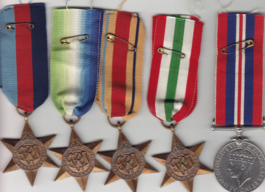 Medals - Mr N MacDonald Merchant Navy, Mid 20th Century