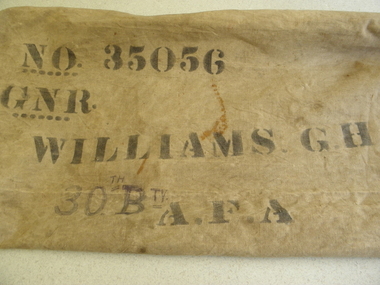 Sausage Bag - 35056 Gavin H Williams, There are no makers marks, early 20th Century