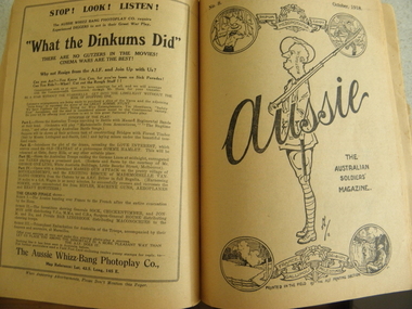 A Collection of Magazines, AUSSIE - The Australian Soldiers' Magazine, 1918 to 1919