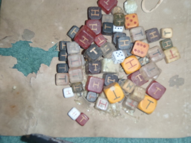Dice and Letters, Mid 20th Century
