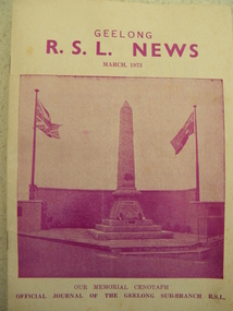 Magazine, Henwood & Dancey Pty. Ltd, Geelong RSL News March 1973, March 1973