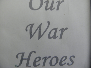 Photograph Album - Our War Heroes