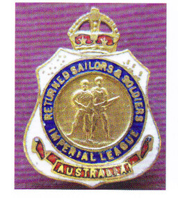 Badge - RSSILA, Early 20th Century