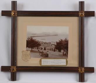 Photograph, A Souvenir of the Official Opening of the Deep Water Pier Portland, 13th February 1902, 1902