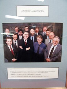 Photograph - Photograph - Portland City Council, 1992/93, Councillors and Corporate Team, n.d