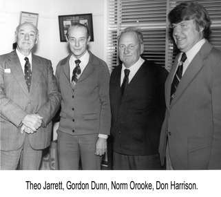 Photograph - Photograph - Theo Jarrett, Gordon Dunn, Norman Orodue and Don Harrison, Theo Jarrett, Gordon Dunn, Norman Orodue and Don Harrison, n.d