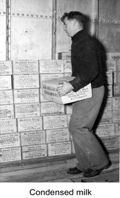 Photograph - Photograph - Load of Milkmaid Brand Sweetened Condensed Milk, n.d