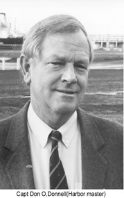 Photograph - Photograph - Captain Donald O'Donnell, Harbour Master, 1986