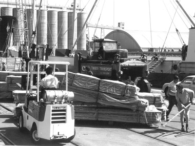 Photograph - Photograph -view of wooden crates prepared for shipping, n.d