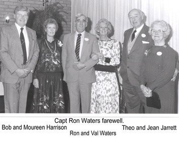 Photograph - Photograph - Captain Ron Waters' farewell, n.d