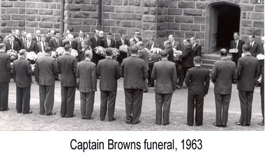 Photograph - Photograph - Funeral of Captain Brown, 1963, Funeral of Captain Brown, 1963