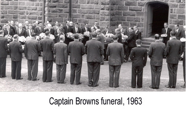 Photograph - Photograph - Funeral of Captain Brown, 1963, Funeral of Captain Brown, 1963, 1963