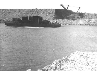 Photograph - Photograph - dredging, Portland, n.d