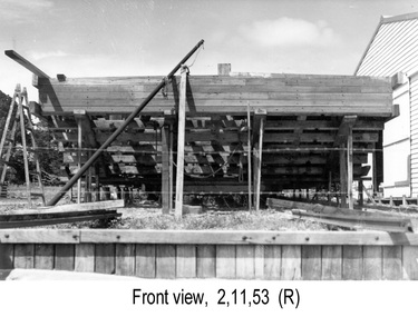 Photograph - Photograph - 120 Ton Lighter under construction, 1953