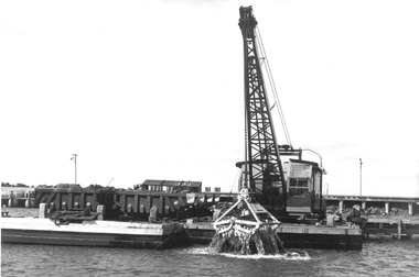 Photograph - Photograph - dredging, Portland, n.d