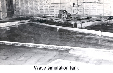 Photograph - Photograph - Wave Simulation Tank, n.d