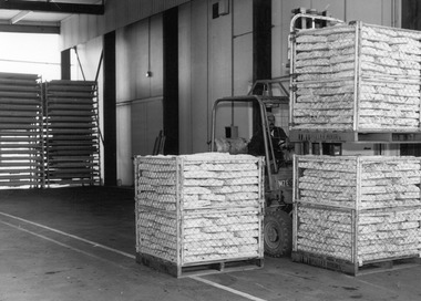 Photograph - Photograph - frozen food onto ship stored, n.d