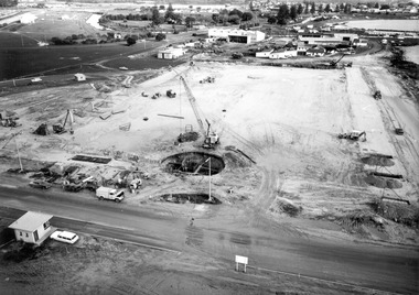 Photograph - Photograph - Construction of grain silos, 1970
