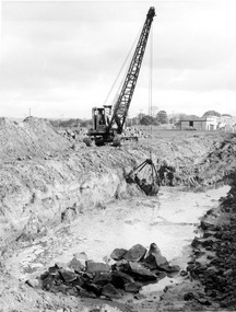 Photograph - Photograph - wheat storage construction, Portland, c. 1970