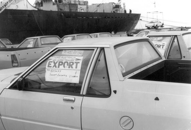 Photograph - Photograph - Ford cars prepared for shipping, n.d