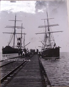 Photograph - Photograph - SS Yarrawonga and SS Moravian, n.d