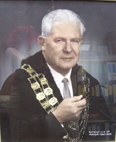 Photograph - Photograph - N.G. Nicol, LLB JP, Mayor 1960-1962, c. 1960