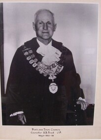 Photograph - Photograph - A.B. Frost, A.B. Frost JP, Mayor 1954-56, c. 1950